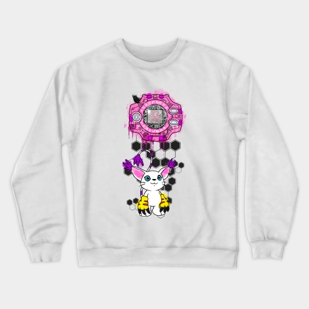 Gatomon Crewneck Sweatshirt by kakunat